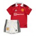 Manchester United Donny van de Beek #34 kläder Barn 2022-23 Hemmatröja Kortärmad (+ korta byxor)